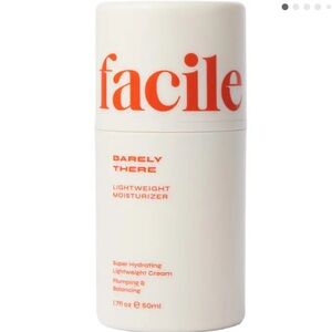 New in box Facile barely there Hyaluronic Acid lightweight  moisturizer
